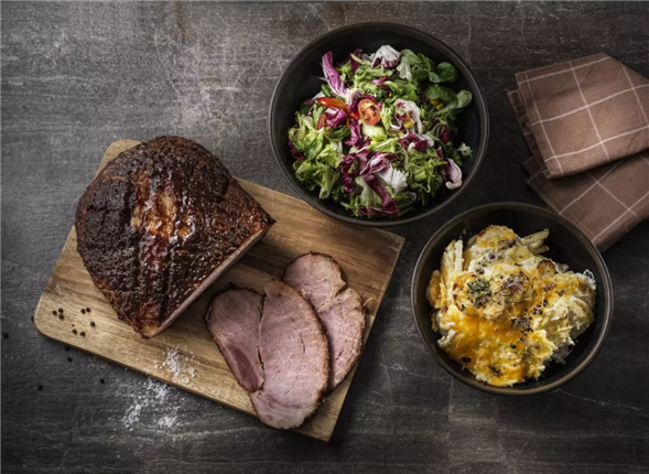 Festmenu m. krydret skinke